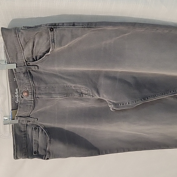 Men's Gray Jean Thin thigh and leg at the hip. Slim cenido - Picture 4 of 11